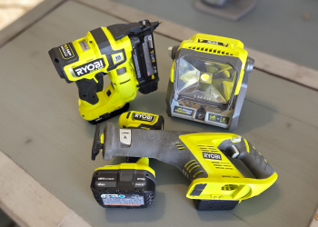Ryobi made the right battery decision 30 years ago, now all my tools are this awful green color