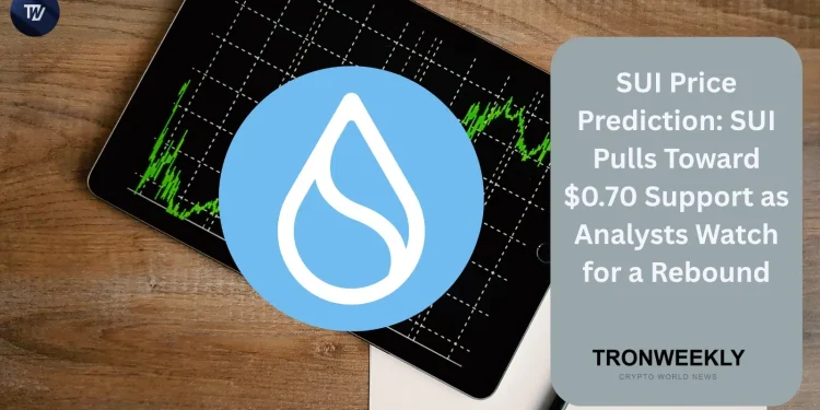 SUI Price Prediction: SUI Pulls Toward $0.70 Support as Analysts Watch for a Rebound