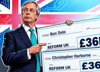 Farage’s Reform UK gets $97M from two crypto billionaires