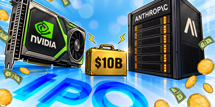 Nvidia considers $10B investment in potential record Anthropic IPO: Reuters  