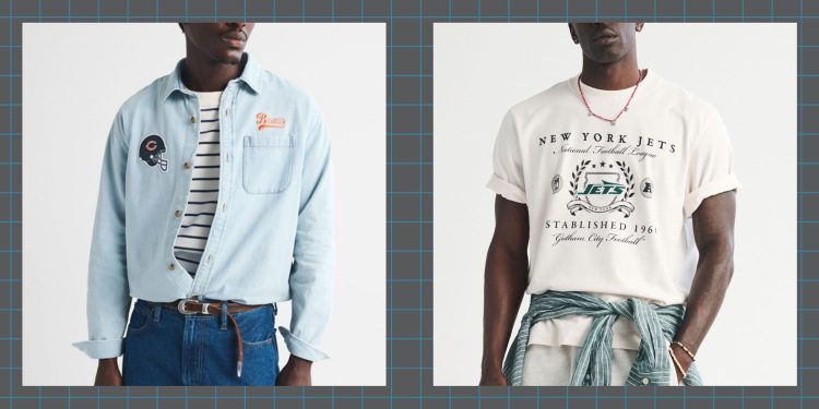 Abercrombie’s Latest ’90s-Inspired NFL Collection Provides the Perfect Alternatives to Basic Jerseys