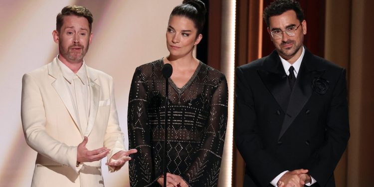Macaulay Culkin, Annie Murphy and Dan Levy Pay Tribute to Catherine O’Hara at Emmys: “She Was Our Mom”