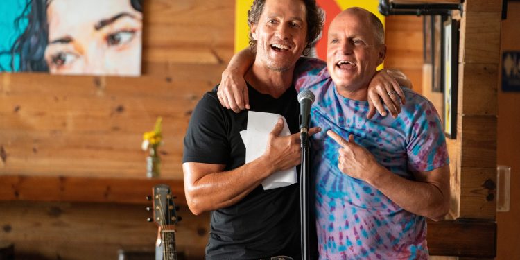 Matthew McConaughey and Woody Harrelson Embrace a Very Real Family Rumor in Apple TV’s Brothers