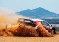 Elfyn Evans suffers puncture ahead of Power Stage WRC title decider