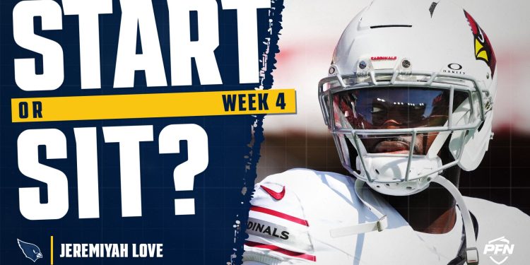 Jeremiyah Love Fantasy Week 4 Start or Sit: Fringe RB1 Against a Leaky Front