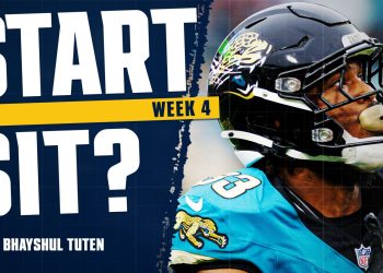 Bhayshul Tuten Fantasy Week 4 Start or Sit: A Defined Hierarchy Makes Him an RB2