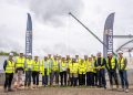 Steelwork progresses at Aylesbury logistics development
