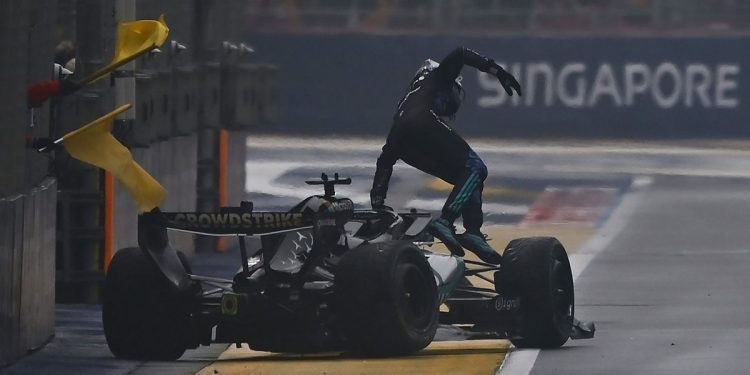 George Russell owns up to Singapore F1 crash: ‘A very bad day because of my own mistake’