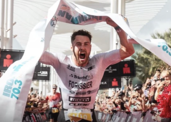 Felix Forissier wins inaugural Ironman 70.3 Malaga in stormy conditions