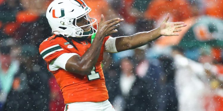 AP Top 25 poll: Miami takes over at No. 1, BYU surges to No. 2 in college football rankings