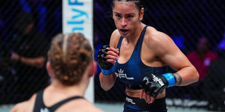OnlyFans star cashes in after mid-fight wardrobe malfunction goes viral at PFL Chicago