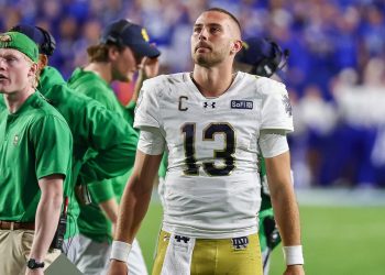How CJ Carr’s rough night vs. BYU raises new doubts about Notre Dame’s title ceiling