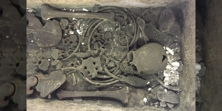 Roman sarcophagus inside Westminster Abbey originally held a different body