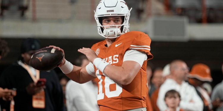 College football score predictions for Week 8, 2026: Model backs Texas (-3.5) against Ole Miss